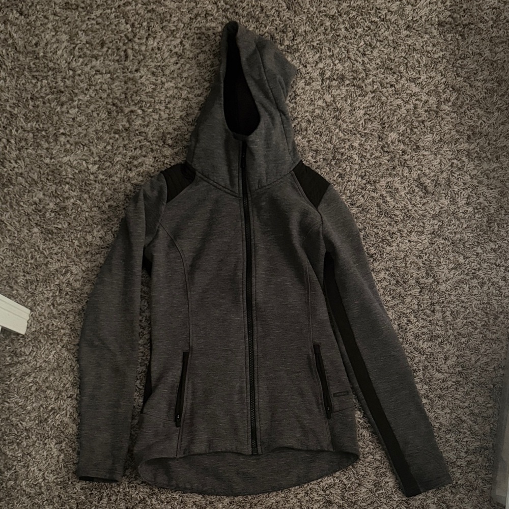 Athleta Women's Charcoal Hooded Ski Jacket